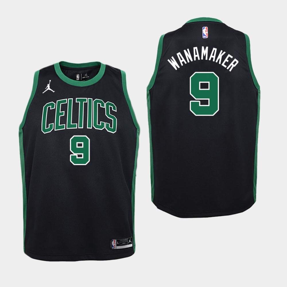 Youth Boston Celtics #9 Brad Wanamaker Black Jordan Brand Statement Jersey MSG47E1R