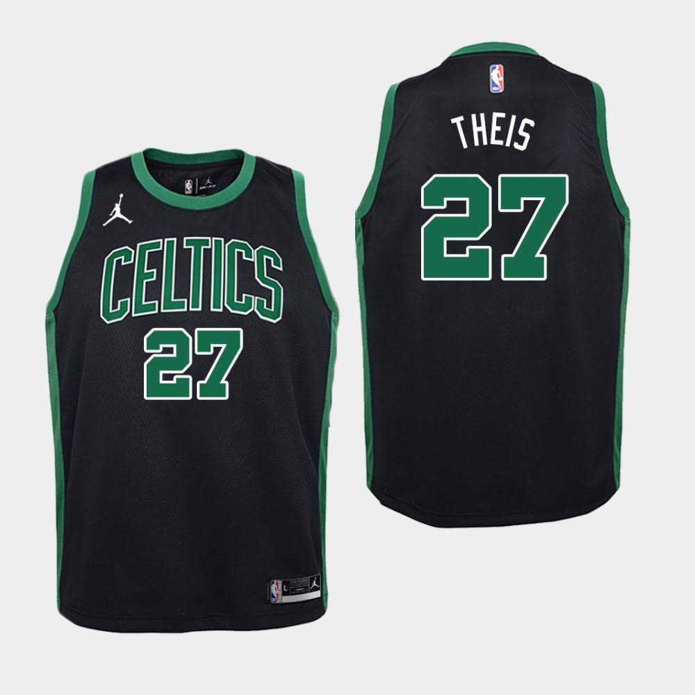 Youth Boston Celtics #27 Daniel Theis Black Jordan Brand Statement Jersey QRZ60E2S